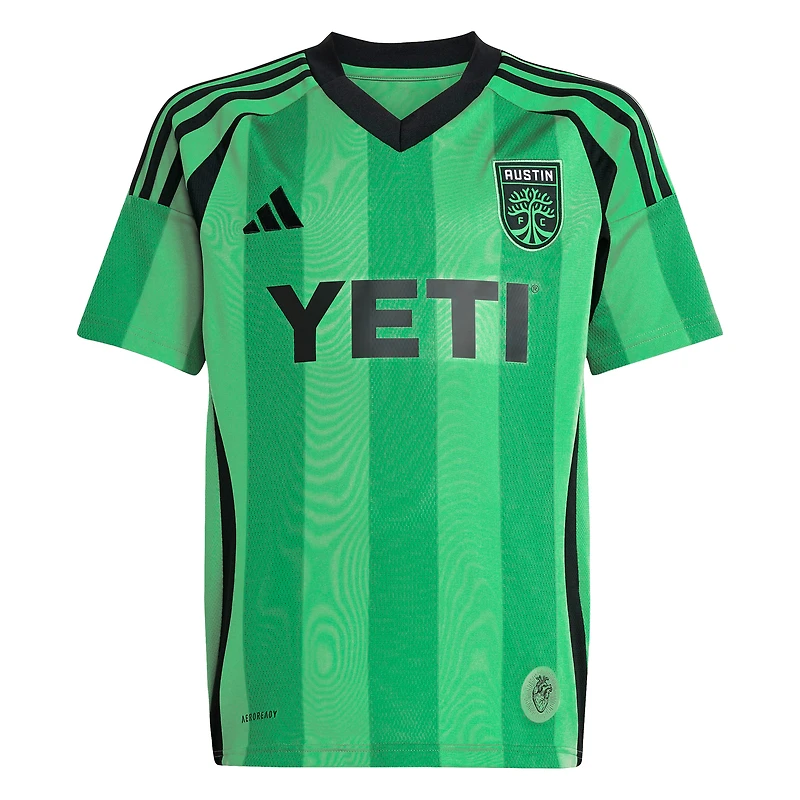 Maillot réplique du kit Heartbeat Austin FC 2025 pour femme adidas Brandon Vazquez Green