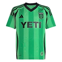 Maillot réplique du kit Heartbeat Austin FC 2025 pour femme adidas Brandon Vazquez Green