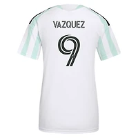 Women's adidas Brandon Vazquez White Austin FC  2026 The Rooted Kit Replica Jersey