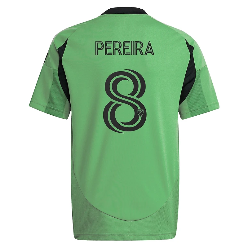 Women's adidas Daniel Pereira Green Austin FC 2025 The Heartbeat Kit Replica Player Jersey