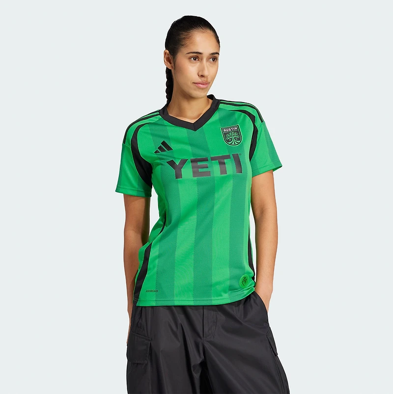 Women's adidas  Green Austin FC 2025 The Heartbeat Kit Replica Jersey