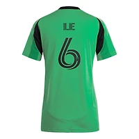 Women's adidas Ilie Sanchez Green Austin FC 2025 The Heartbeat Kit Replica Player Jersey