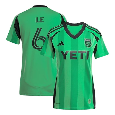 Women's adidas Ilie Sanchez Green Austin FC 2025 The Heartbeat Kit Replica Player Jersey