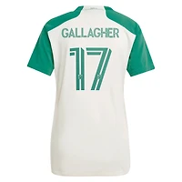 Women's adidas Jon Gallagher Tan Austin FC 2024 The Armadillo Kit Replica Player Jersey