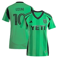 Women's adidas Myrto Uzuni Green Austin FC 2025 The Heartbeat Kit Replica Jersey