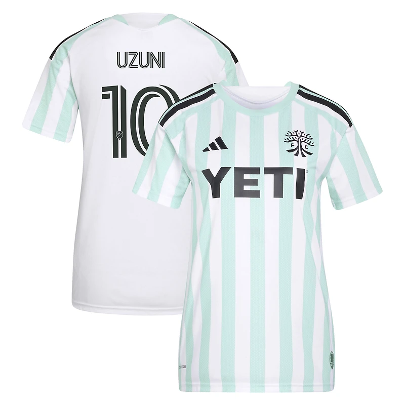 Maillot réplique adidas Myrto Uzuni blanc Austin FC 2026 The Rooted Kit pour femme