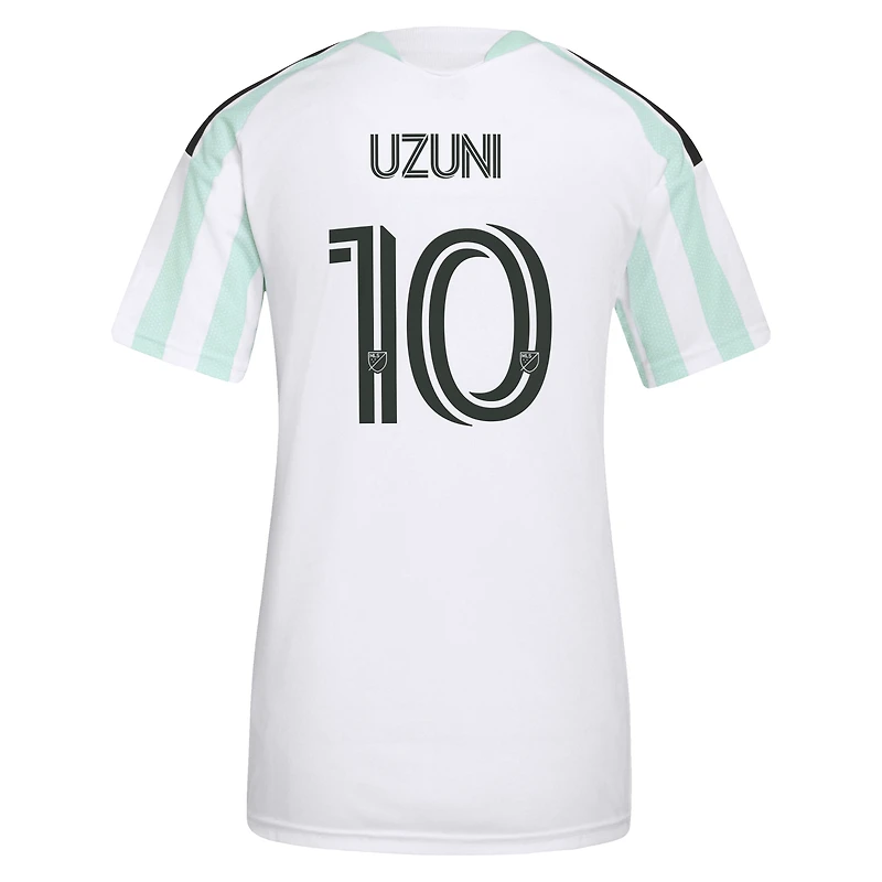 Women's adidas Myrto Uzuni White Austin FC  2026 The Rooted Kit Replica Jersey