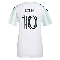 Women's adidas Myrto Uzuni White Austin FC  2026 The Rooted Kit Replica Jersey