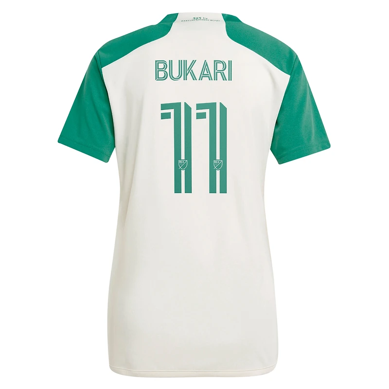 Women's adidas Osman Bukari Tan Austin FC 2024 The Armadillo Kit Replica Player Jersey