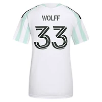 Maillot réplique adidas Owen Wolff blanc Austin FC 2026 The Rooted Kit pour femme
