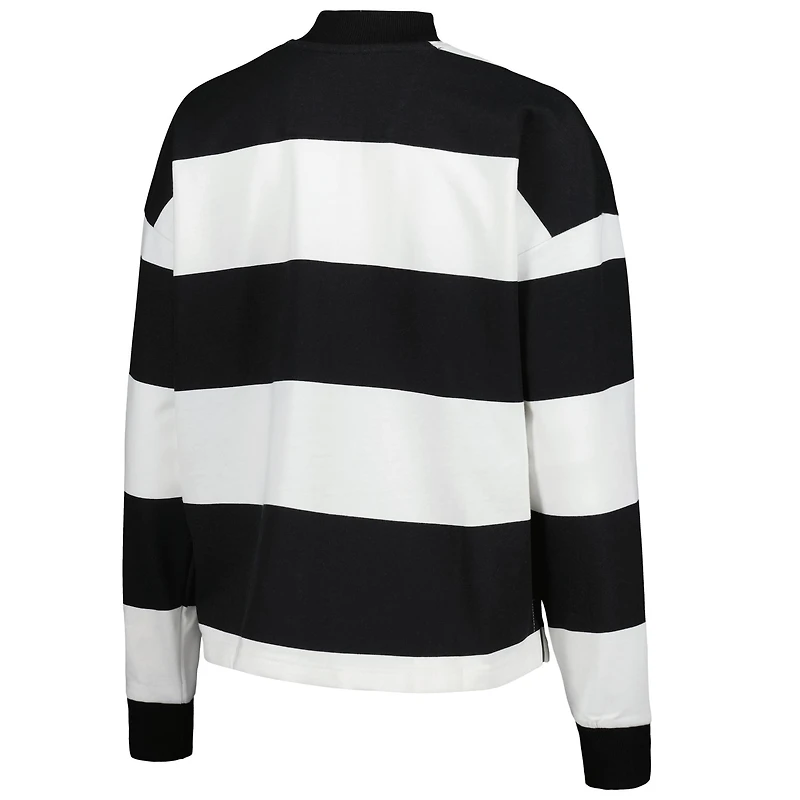 T-shirt à manches longues Antigua White Austin FC Radical Rugby Stripe pour femme