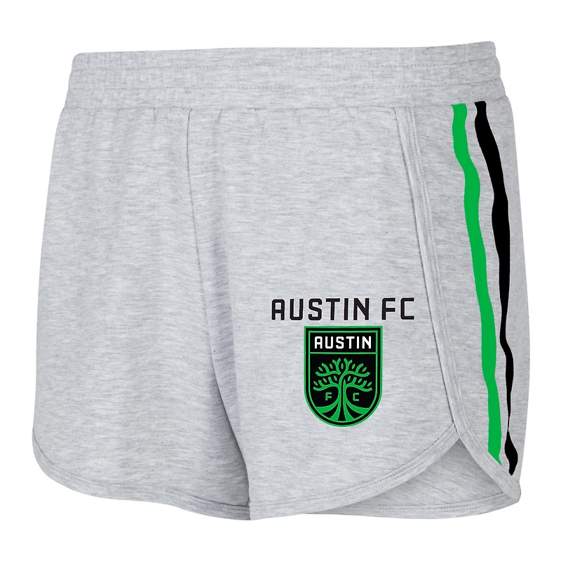 Women's Concepts Sport Gray Austin FC Cedar Tri-Blend Shorts