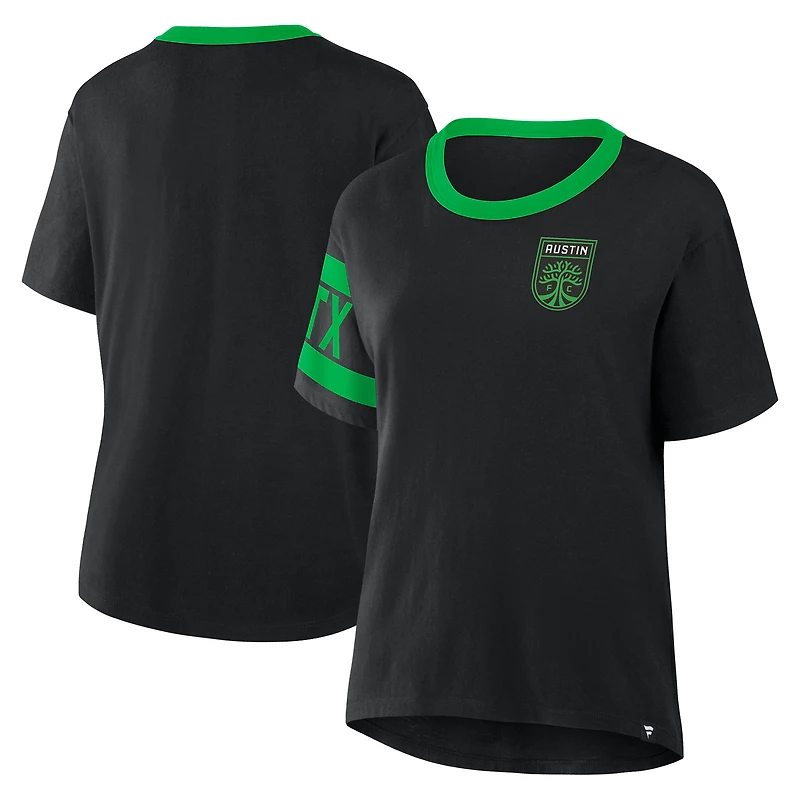 Women's Fanatics  Black Austin FC Defender Pairing Legacy T-Shirt