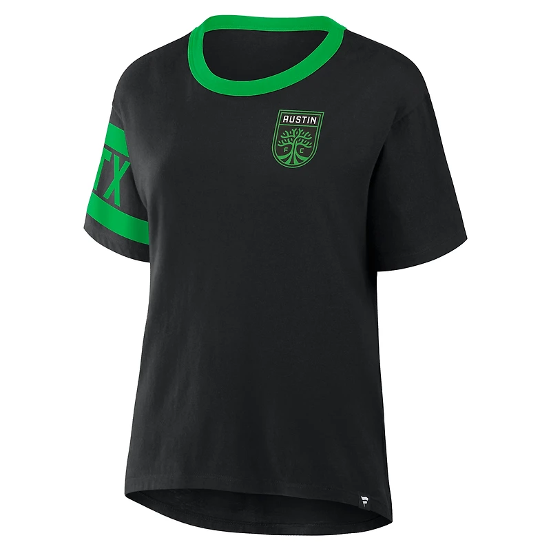Women's Fanatics Black Austin FC Defender Pairing Legacy T-Shirt