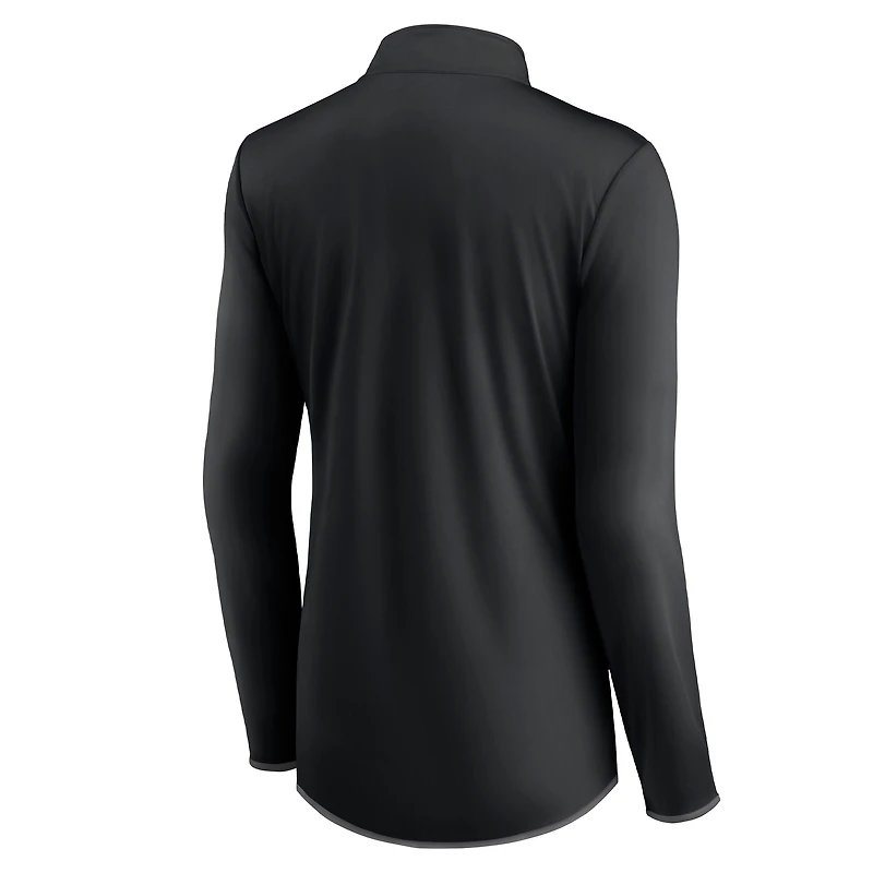 Women's Fanatics Black Austin FC Worth the Drive Quarter-Zip Top