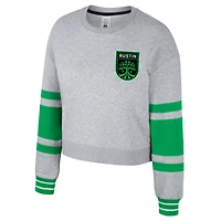 Sweat-shirt court Stadium Essentials pour femme, gris chiné, Austin FC Scrimmage