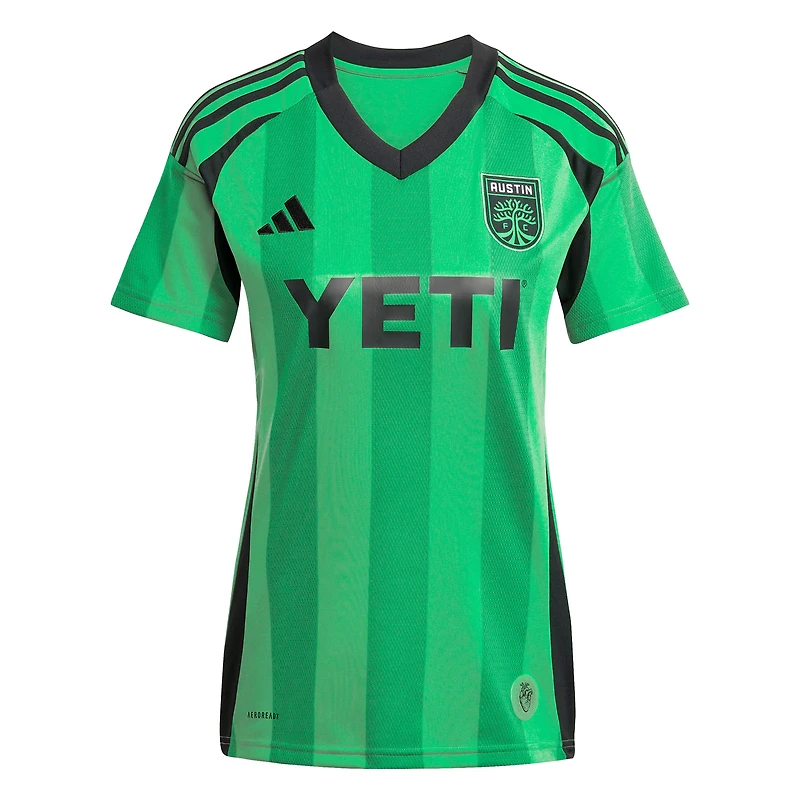 Youth adidas Brandon Vazquez Green Austin FC 2025 The Heartbeat Kit Replica Player Jersey