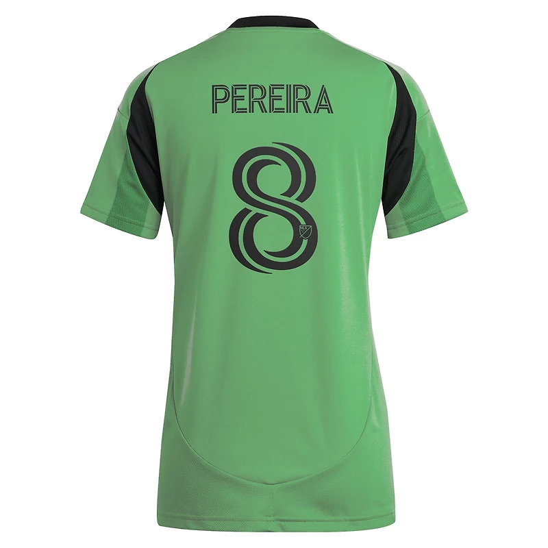 Youth adidas Daniel Pereira Green Austin FC 2025 The Heartbeat Kit Replica Player Jersey