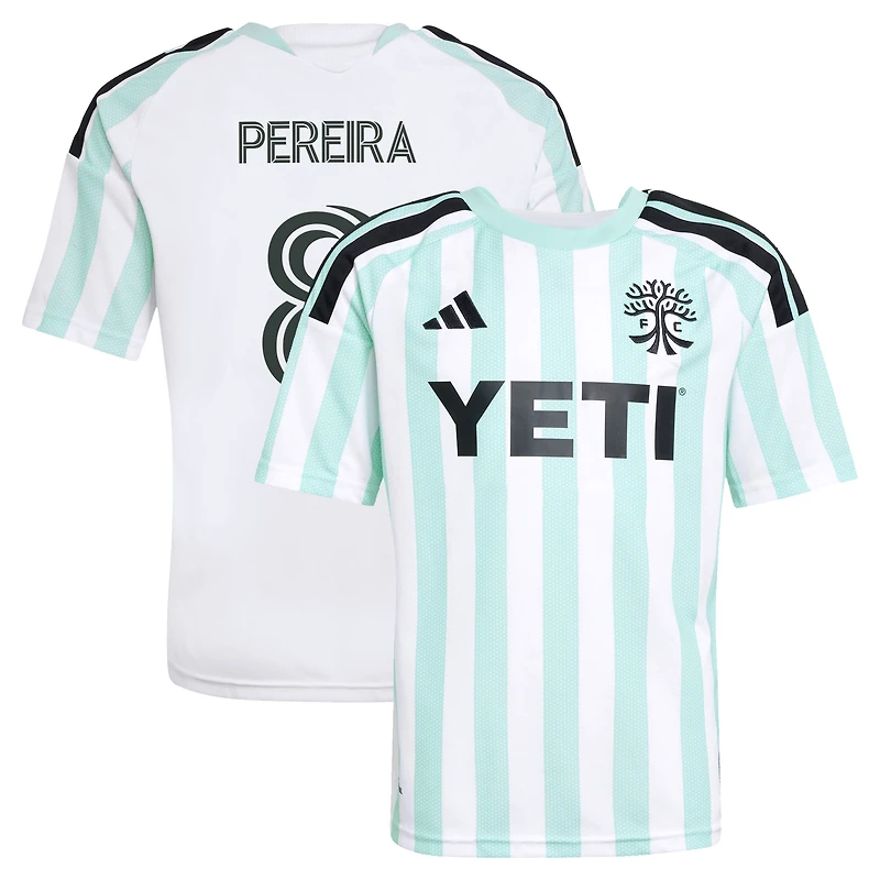 Maillot réplique adidas Daniel Pereira blanc Austin FC 2026 « The Rooted Kit » pour enfant