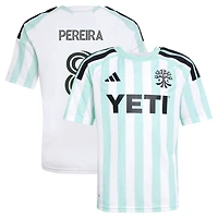 Maillot réplique adidas Daniel Pereira blanc Austin FC 2026 « The Rooted Kit » pour enfant
