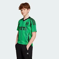 Maillot réplique du kit Heartbeat 2025 adidas Green Austin FC pour jeunes