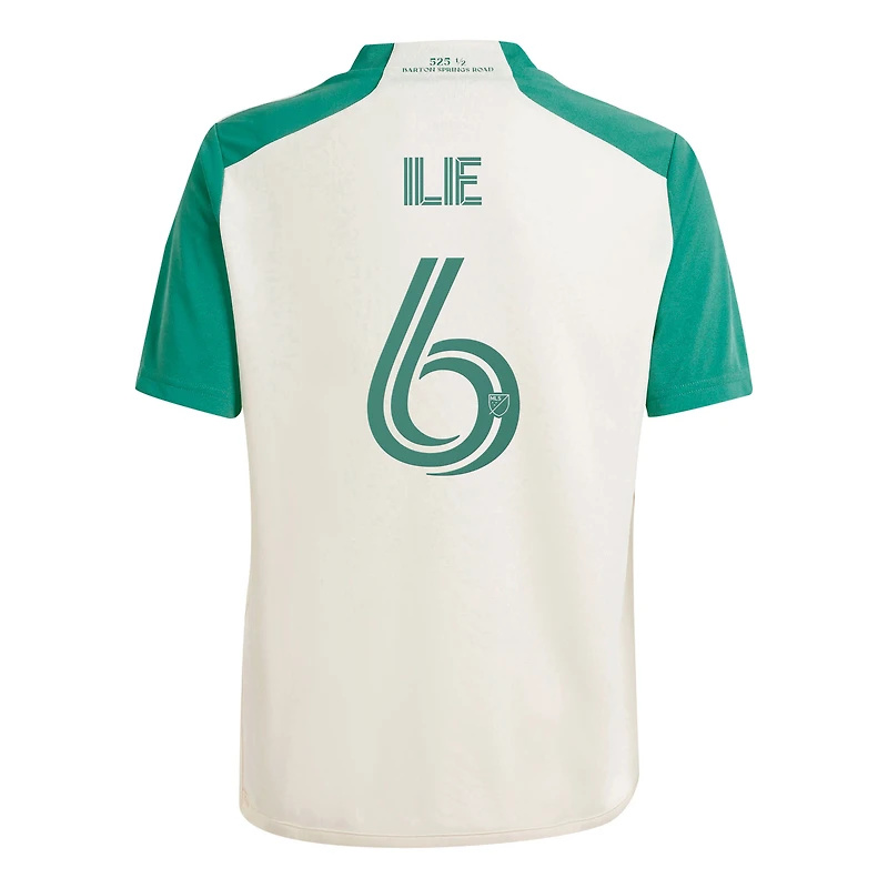 Youth adidas Ilie Sanchez Tan Austin FC 2024 The Armadillo Kit Replica Player Jersey