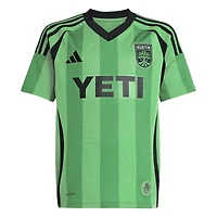 Youth adidas Myrto Uzuni Green Austin FC 2025 The Heartbeat Kit Replica Jersey