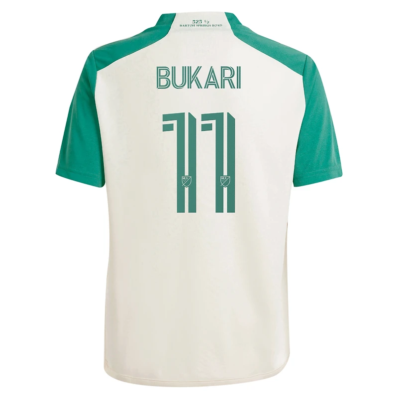 Maillot de joueur réplique du kit Armadillo adidas Osman Bukari Tan Austin FC 2024 pour jeunes