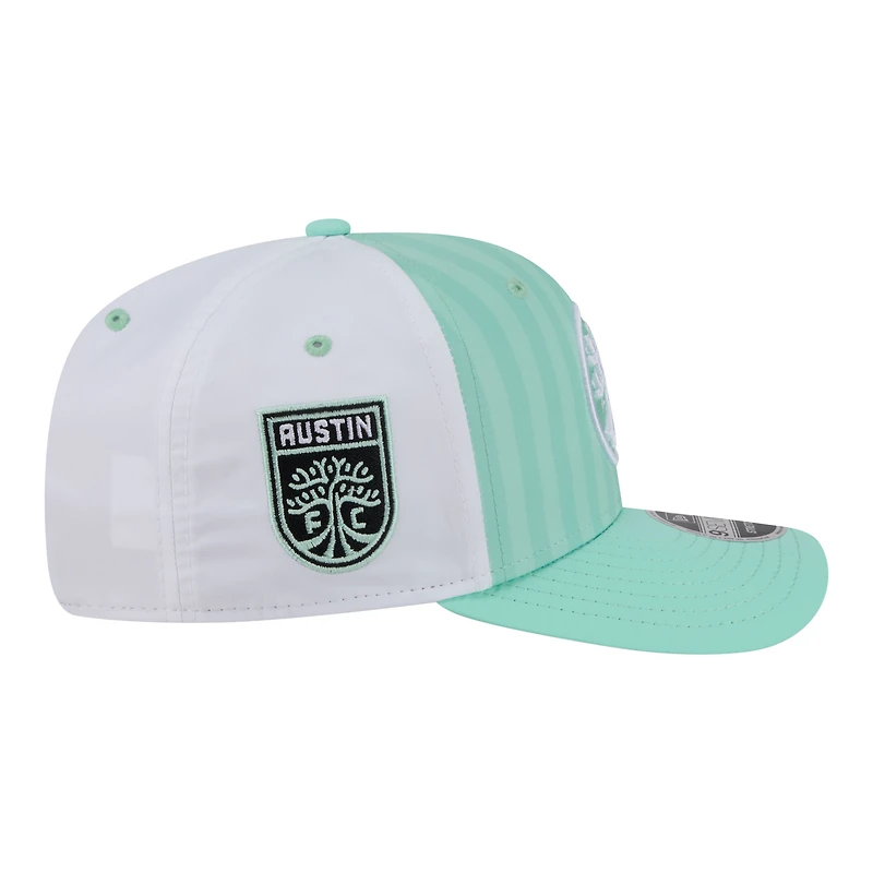 Youth New Era Mint Austin FC Jersey Hook 9SEVENTY Adjustable Hat