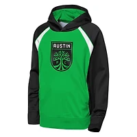 Sweat à capuche polaire vert Austin FC Striker pour jeunes Outerstuff