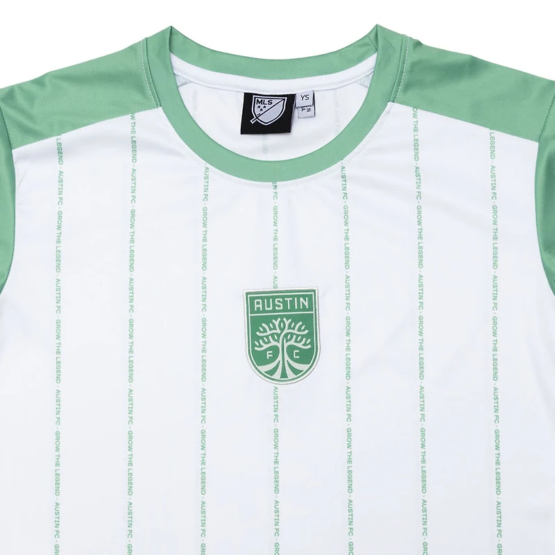 Youth Sport Design Sweden  White Austin FC Club T-Shirt