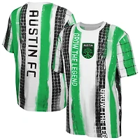 T-shirt blanc à enjambées hautes pour jeunes du Austin FC