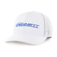 Men's '47  White Austin Hill Sponsor Logo Side Patch brrr° Trucker Adjustable Hat