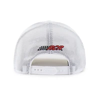 Men's '47  White Austin Hill Sponsor Logo Side Patch brrr° Trucker Adjustable Hat