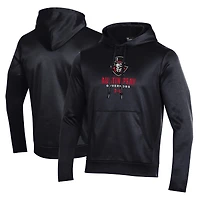 Men's Under Armour Black Austin Peay State Governors All Day Fleece Pullover Hoodie