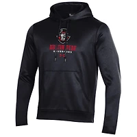Men's Under Armour Black Austin Peay State Governors All Day Fleece Pullover Hoodie