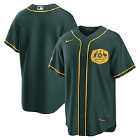 Men's Nike Green Australia National Team x MLB Stadium Replica Jersey