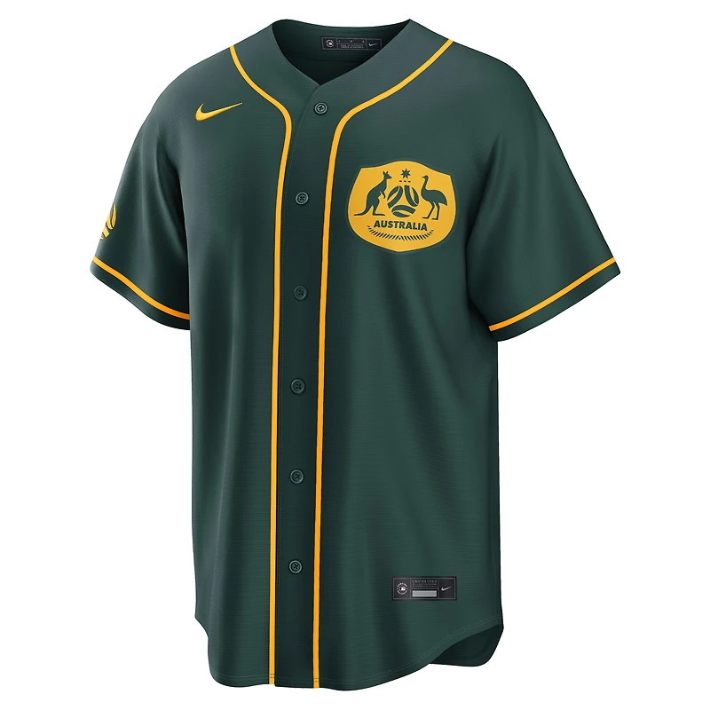 Men's Nike Green Australia National Team x MLB Stadium Replica Jersey