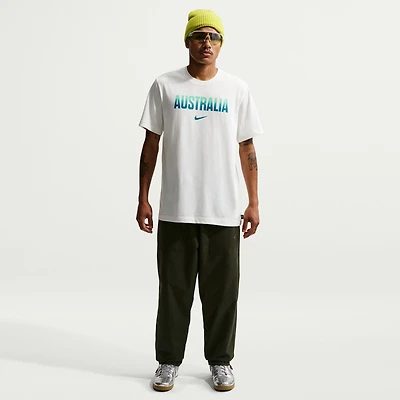 Men's Nike White Australia National Team Wordmark T-Shirt