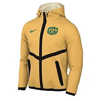 Men's Nike Yellow Australia National Team 2026 Anthem Mesh Dri-FIT Full-Zip Hooded Jacket