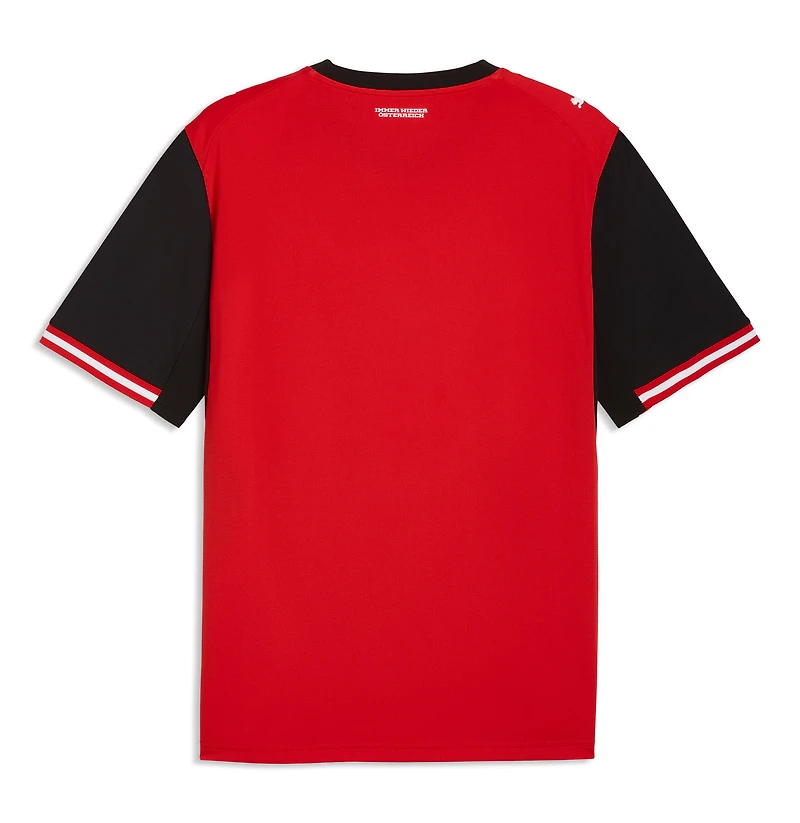 Maillot réplique domicile Puma rouge de l'équipe nationale autrichienne 2026 pour homme