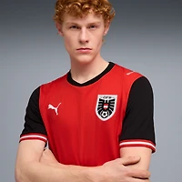 Maillot réplique domicile Puma rouge de l'équipe nationale autrichienne 2026 pour homme