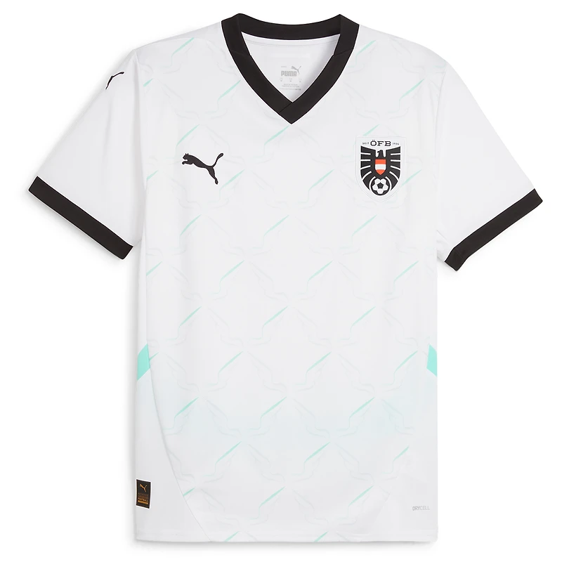 Men's Puma  White Austria National Team 2024 Away Replica Jersey