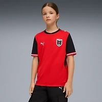 Maillot domicile réplique Puma rouge de l'équipe nationale autrichienne pour jeunes (2026)