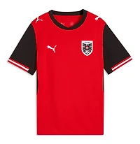 Youth Puma Red Austria National Team 2026 Home Replica Jersey