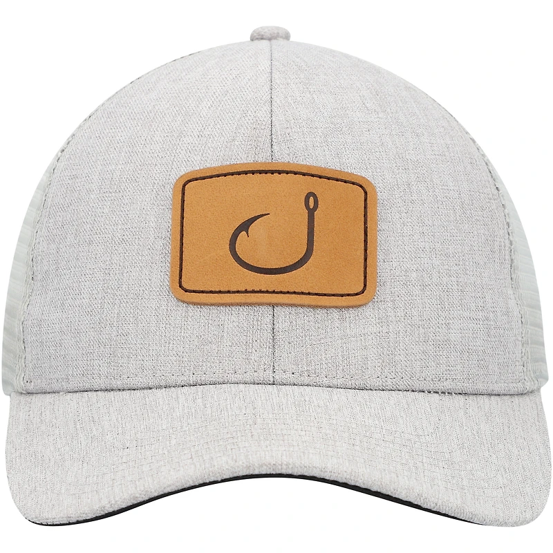 Casquette Avid Sports Lay Day Trucker Snapback ajustable gris/blanc