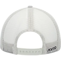 Avid Sports Lay Day Trucker Snapback Adjustable Hat - Gray/White