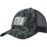 Men's Avid Black Island Time Trucker Snapback Hat