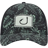 Men's Avid Black Island Time Trucker Snapback Hat