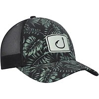 Men's Avid Black Island Time Trucker Snapback Hat